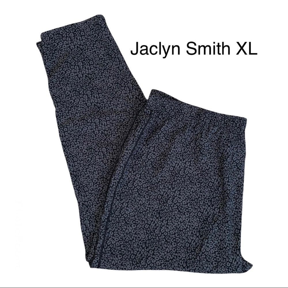 Jaclyn Smith Animal Print Joggers Size XL